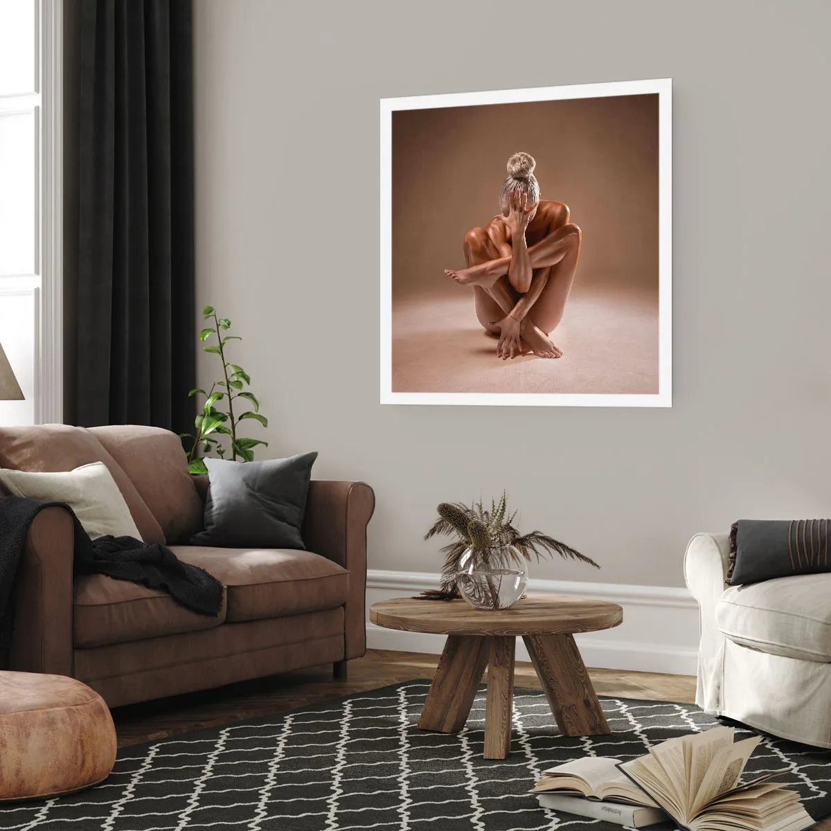 Plakat - Enhed mellem krop og ånd - 50x50 cm