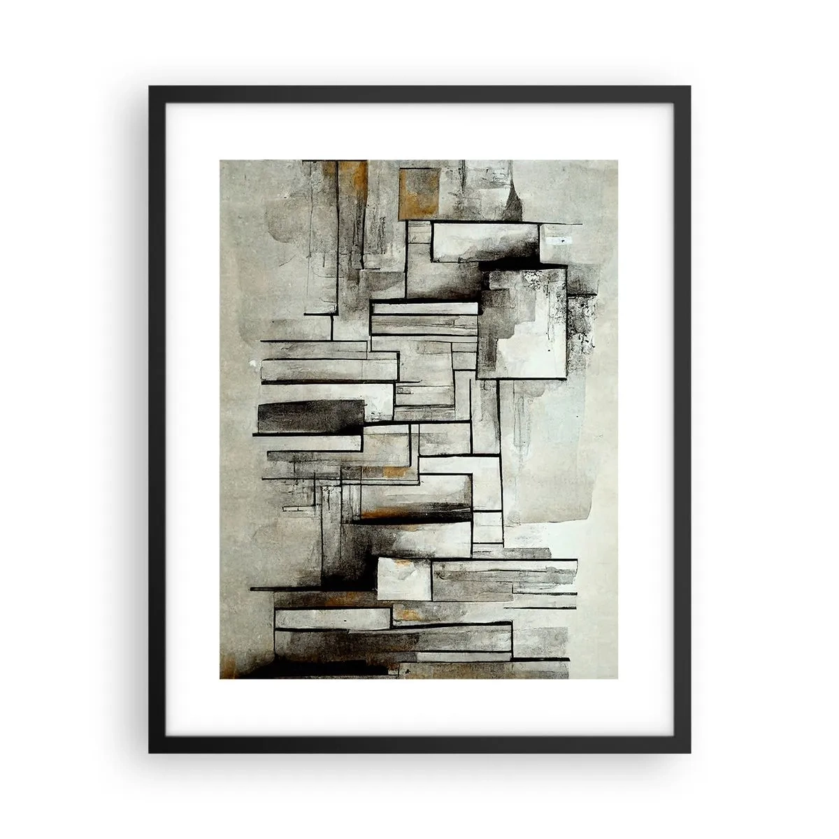 Plakat i sort ramme - Enkelthedens kraft - 40x50 cm