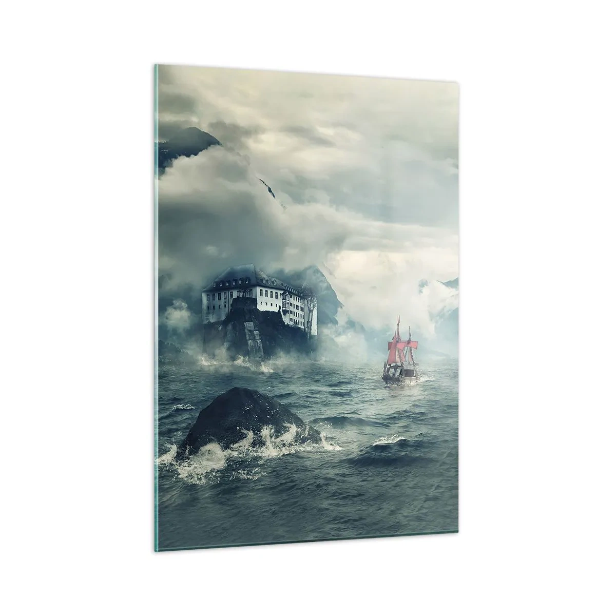 Billede på glas - På magiske vande - 50x70 cm