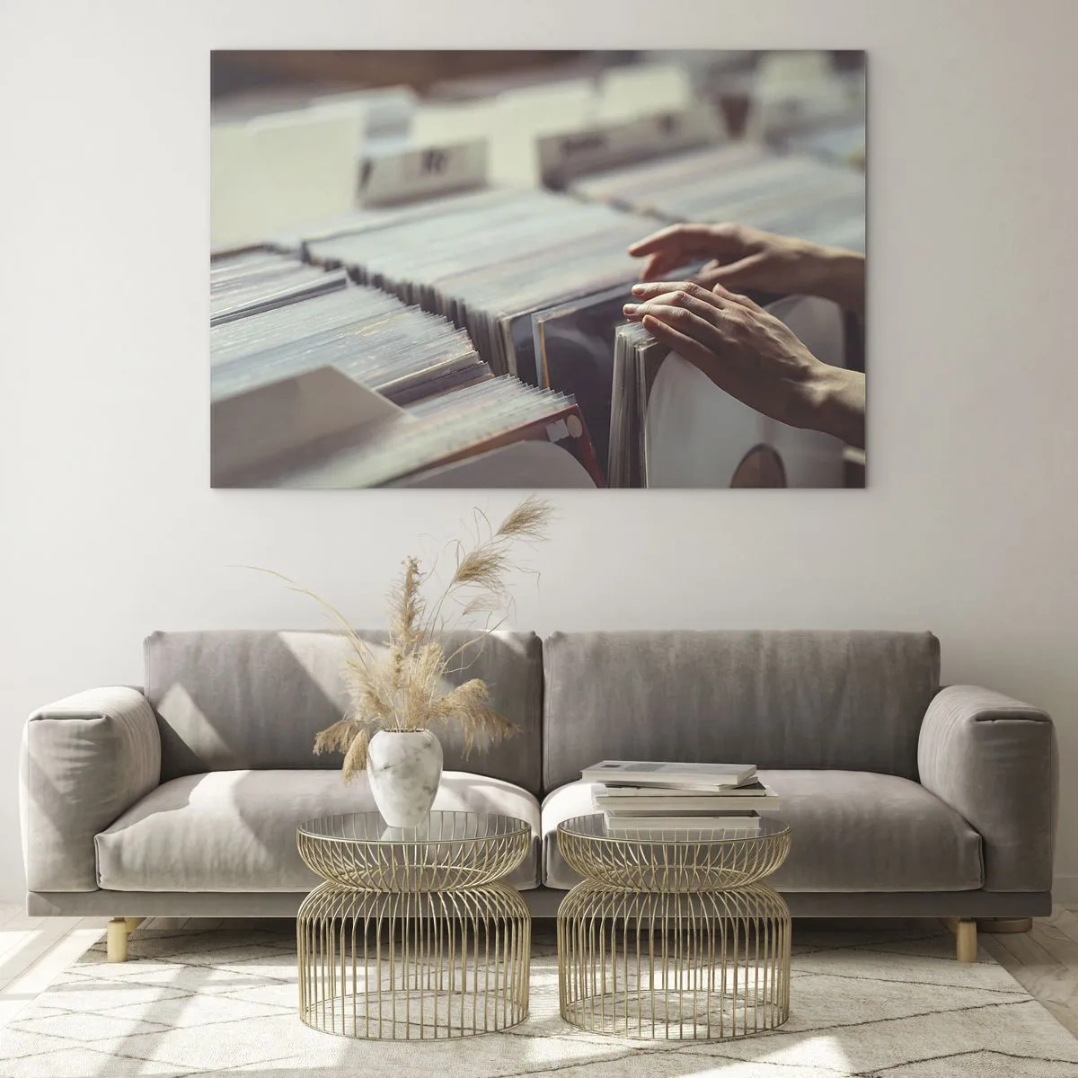 Billede på glas - På jagt efter følelser - 70x50cm - På jagt efter følelser - Moderne vægdekoration til stue og soveværelse ARTTOR