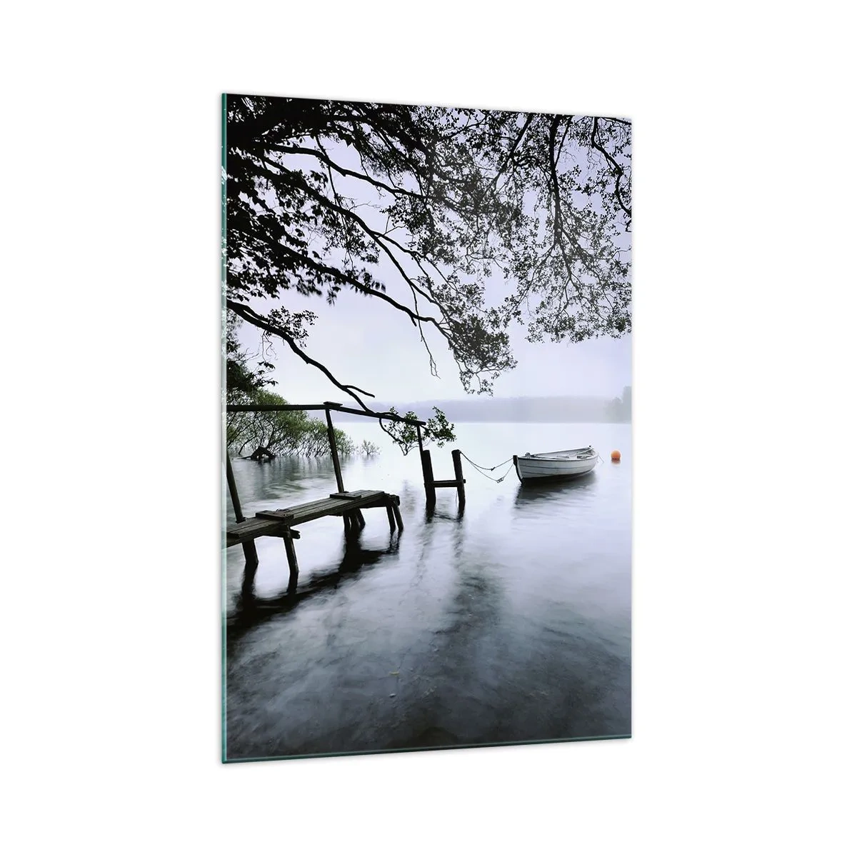 Billede på glas - Du hviler allerede - 70x100 cm