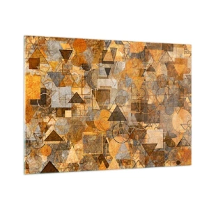 Billede på glas - Verden i form - 100x70 cm