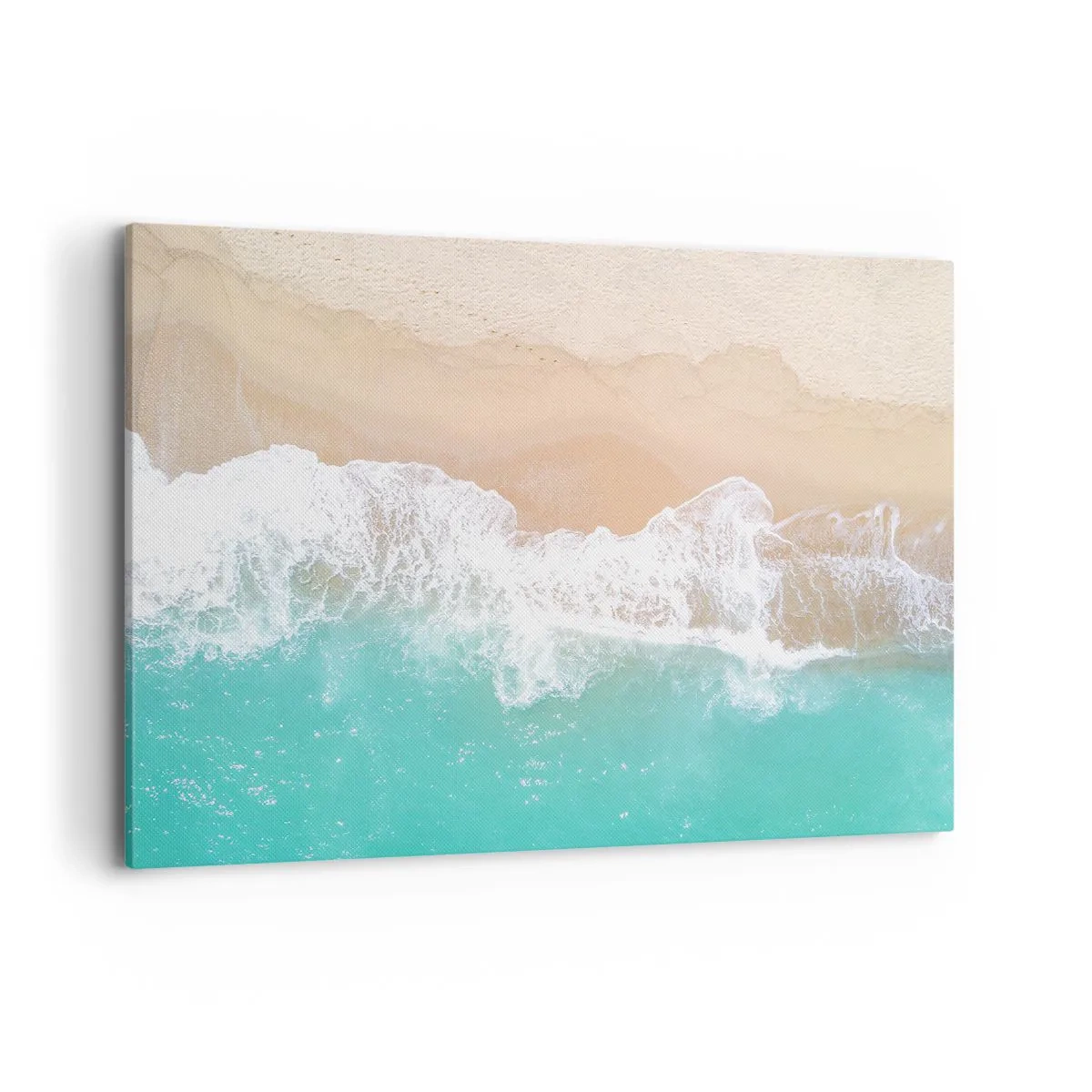 Lærredstryk - Billede på lærred - Kærlig berøring - 120x80 cm