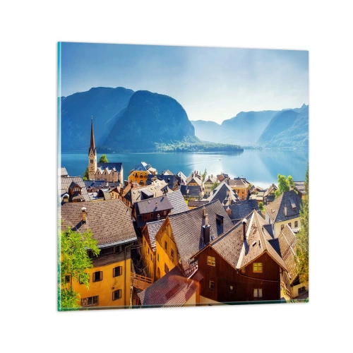 Billede på glas - Det kunne ikke være mere malerisk - 50x50 cm