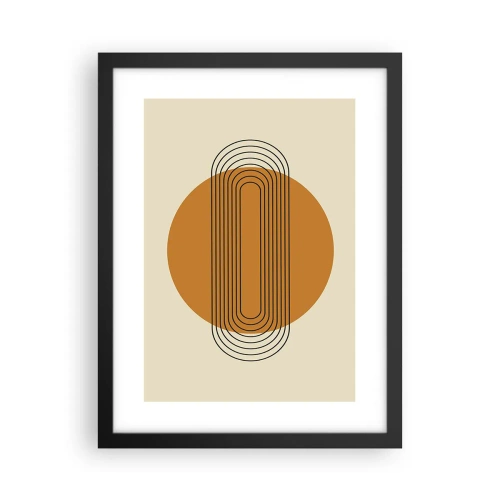 Plakat i sort ramme - Den perfekte plan - 30x40 cm