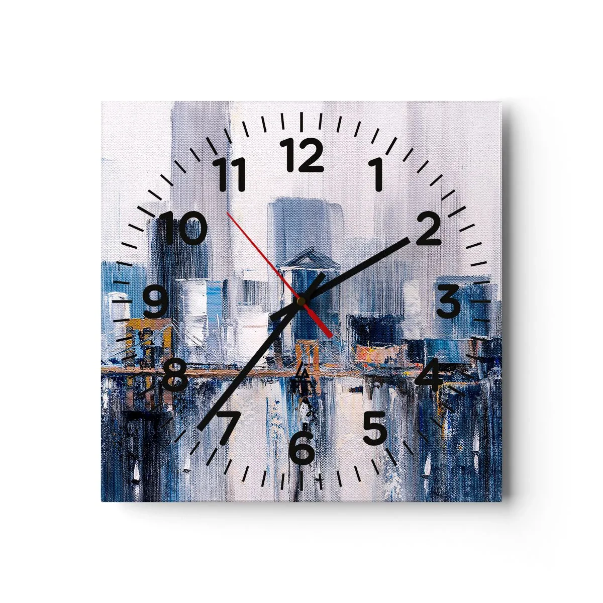 Vægur, Uret - Indtryk fra New York - 40x40 cm