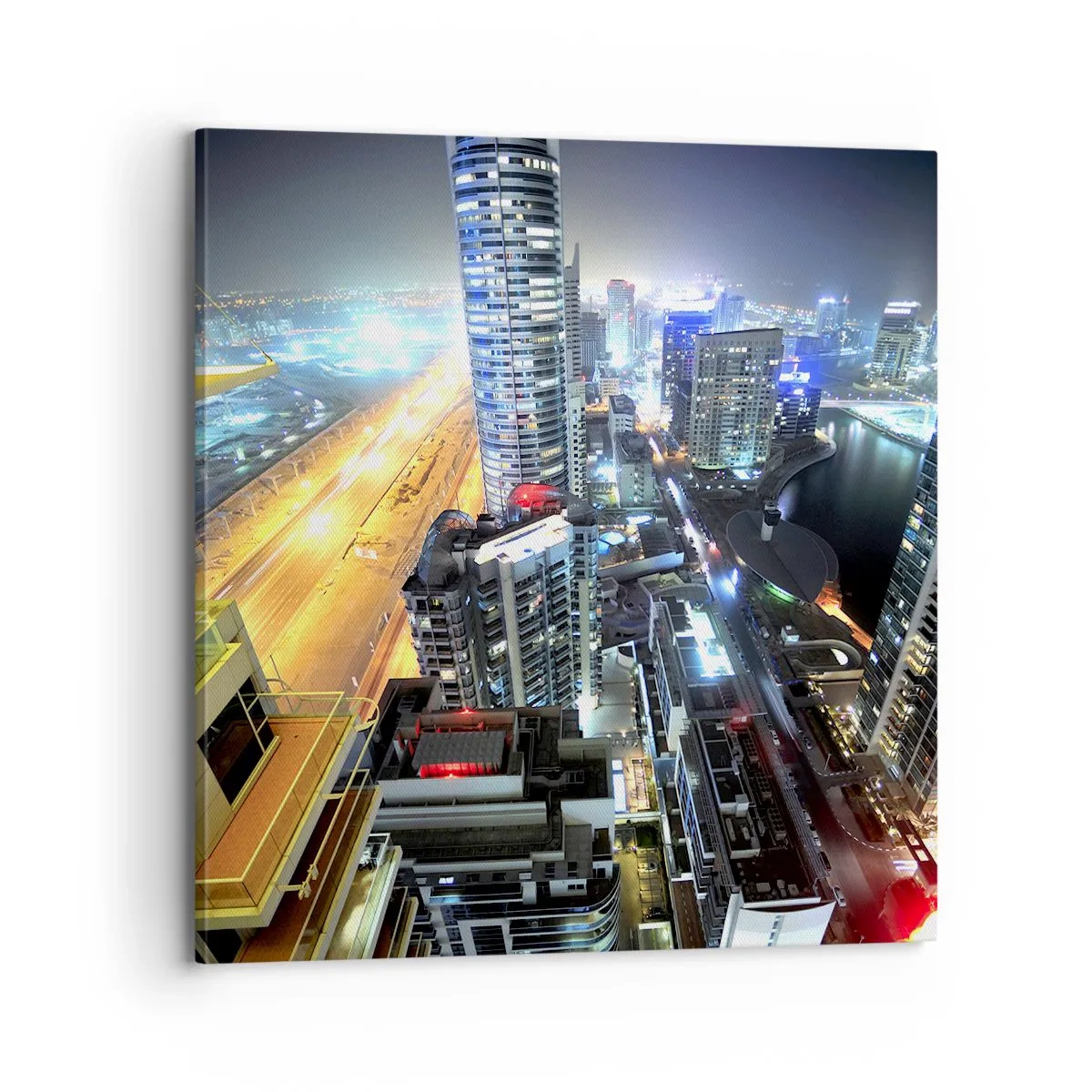 Lærredstryk - Billede på lærred - Et mirakel i ørkenen - 70x70 cm