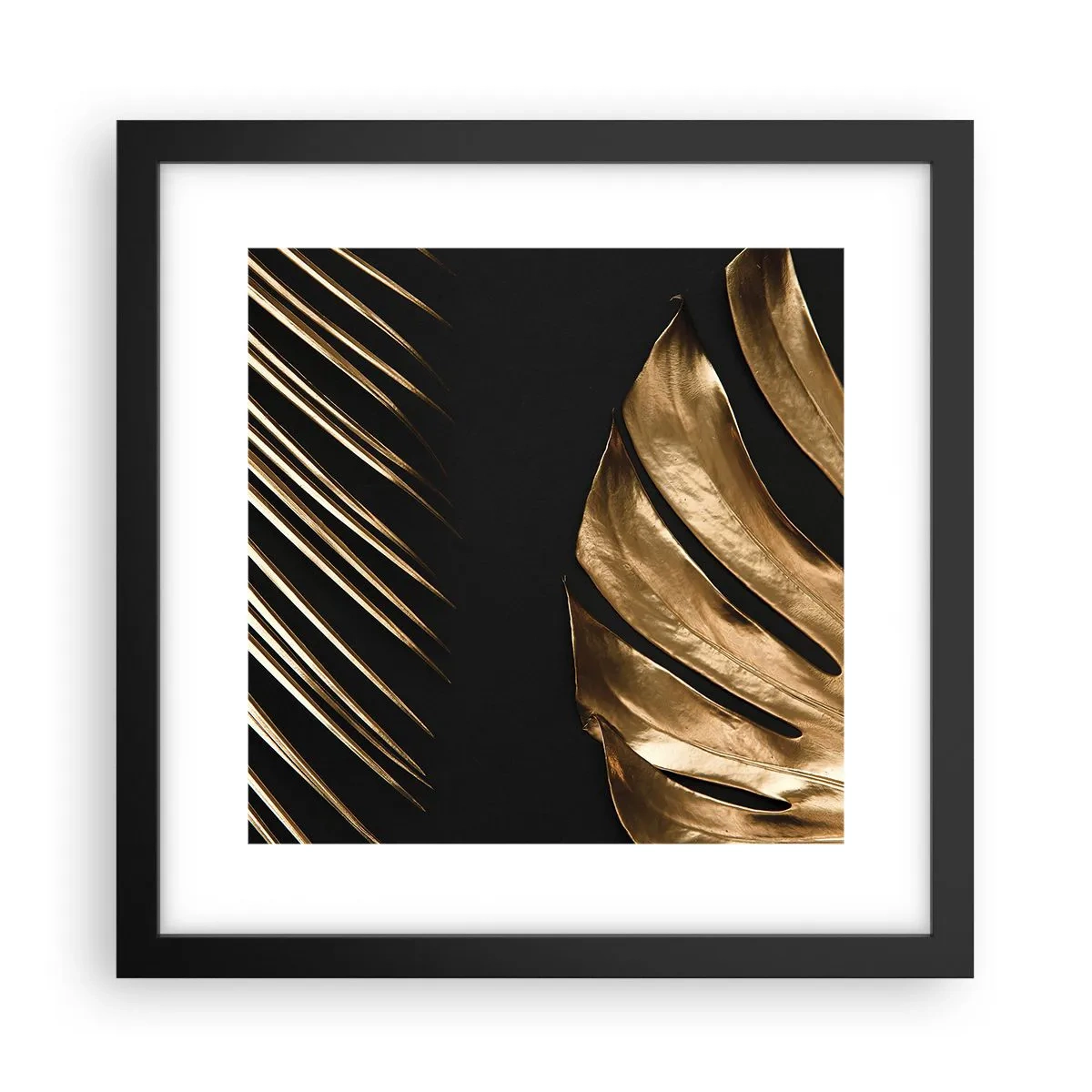 Plakat i sort ramme - Forskellige, og lige dyre - 30x30 cm