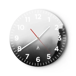 Vægur, Uret - På kanten af verden - 40x40 cm