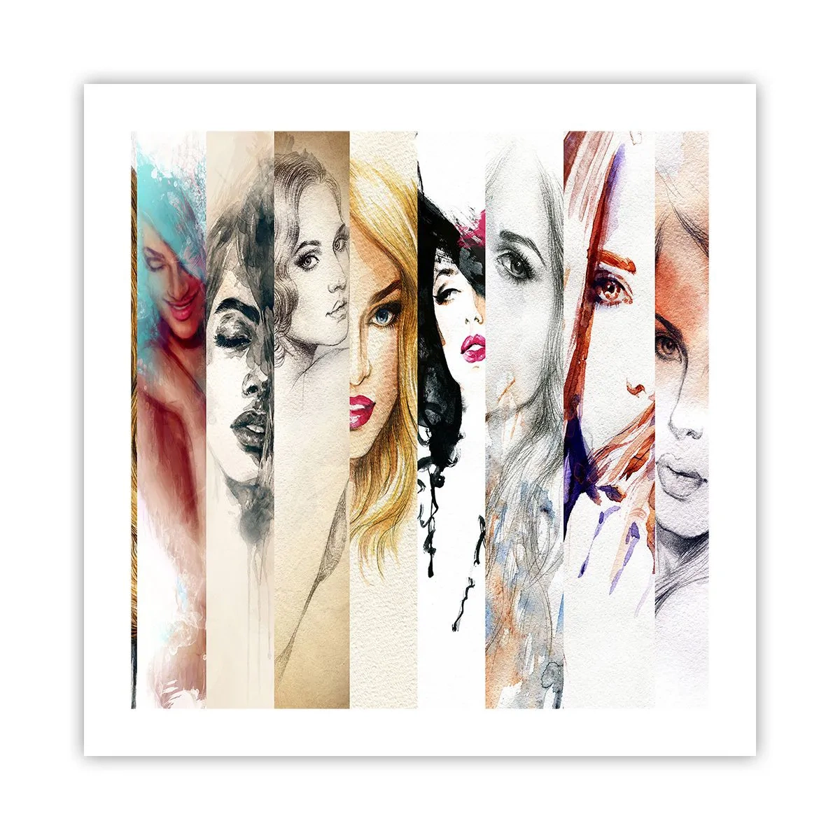 Plakat - Og det er altid DIG - 50x50 cm