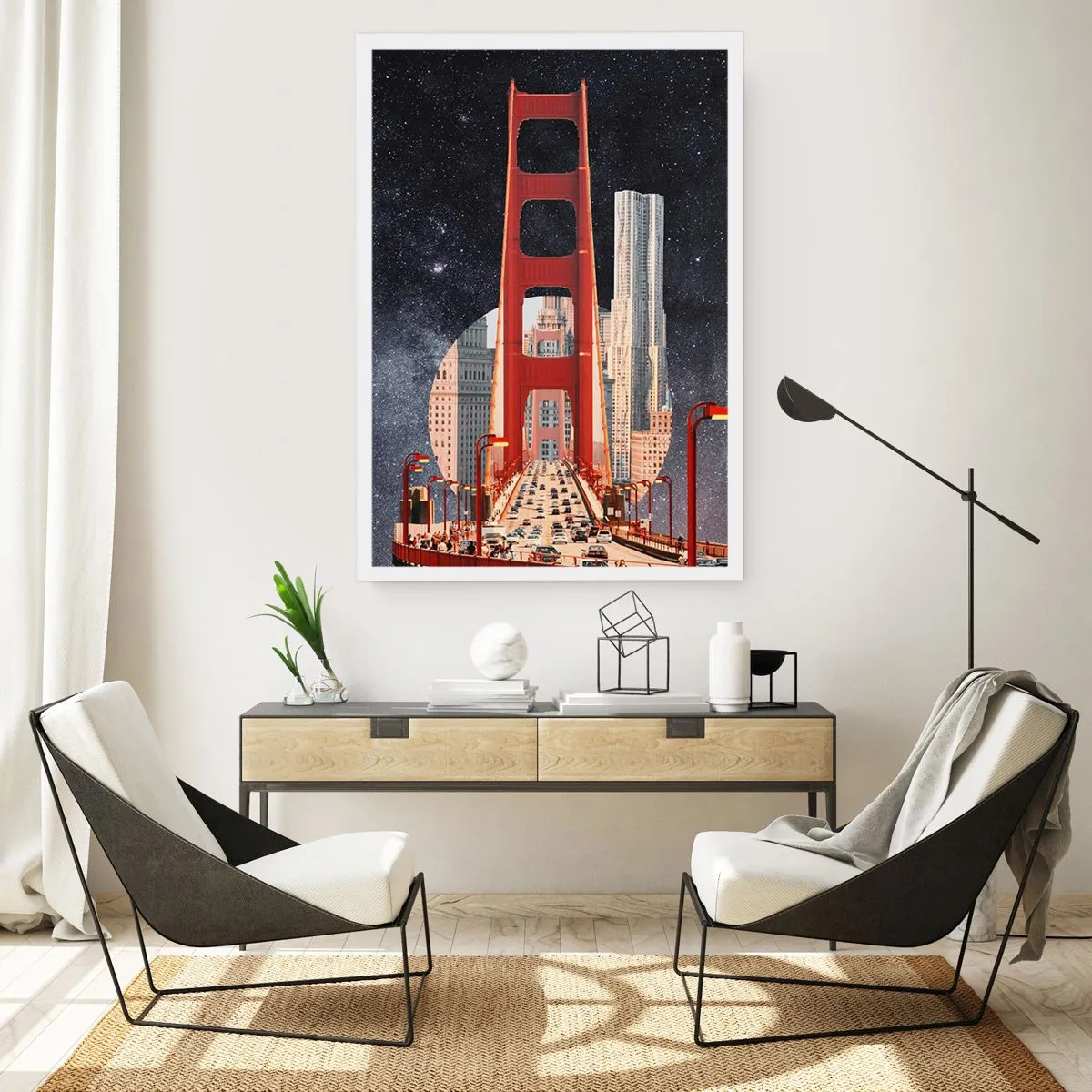 Plakat - Altid i centrum - 40x50 cm