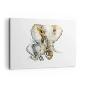 Lærredstryk - Billede på lærred - Der er intet sted som hos mor - 100x70 cm