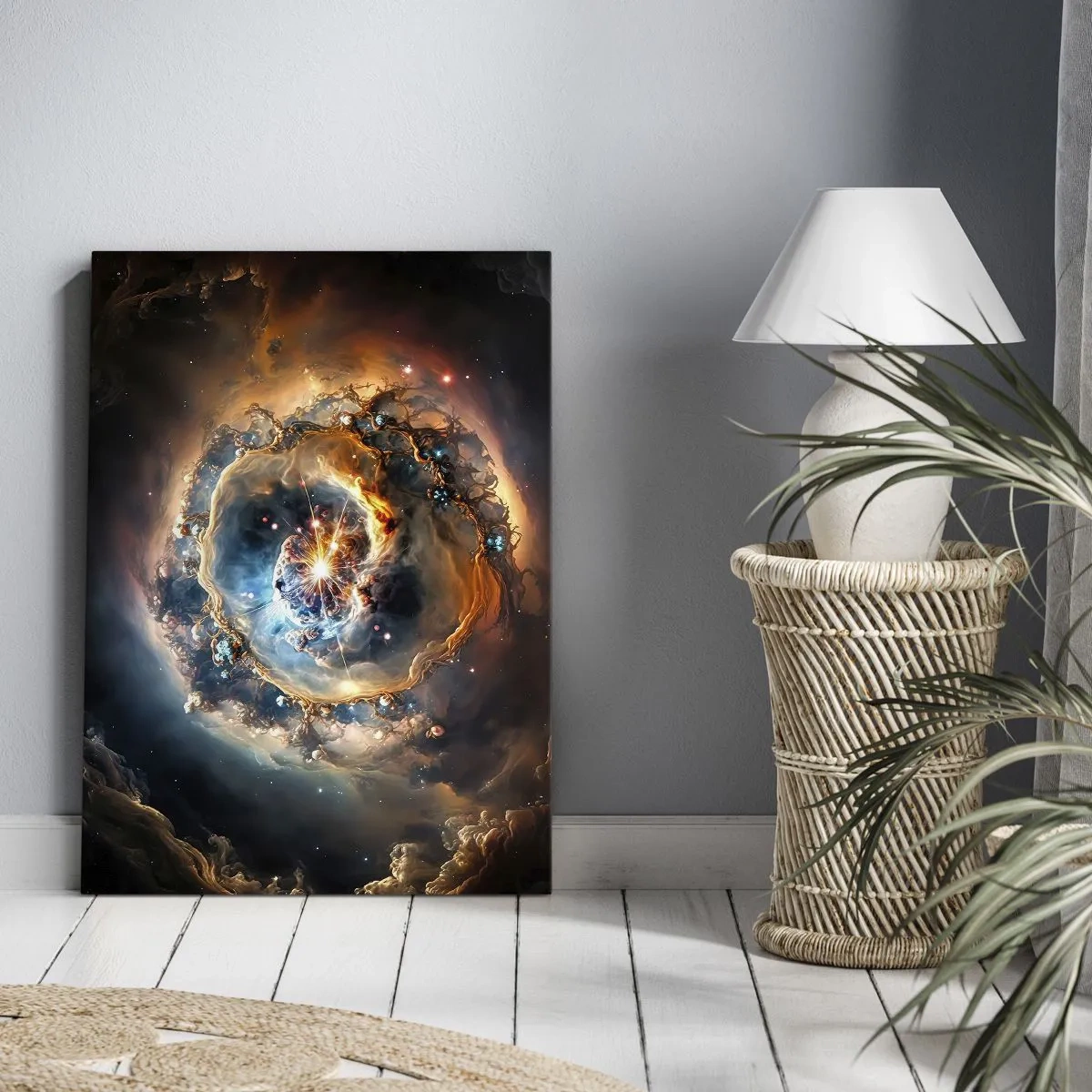 Lærredstryk - Billede på lærred - Begyndelse - 50x70 cm