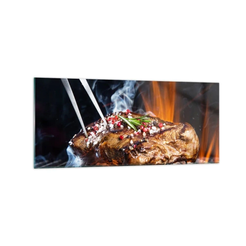 Billede på glas - Saftig og velduftende - 120x50 cm