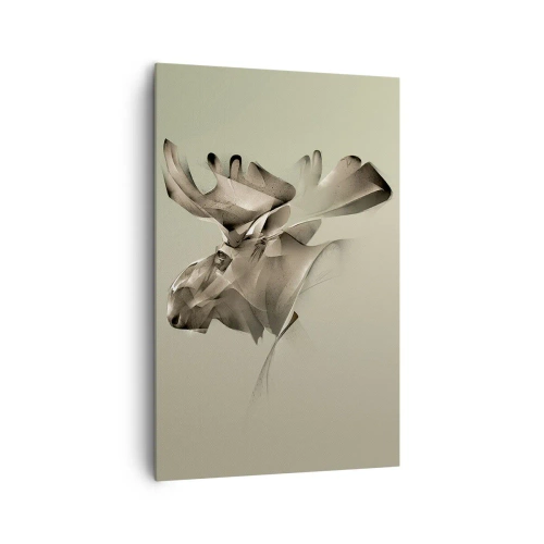 Lærredstryk - Billede på lærred - Den blide kraft af ro - 80x120 cm