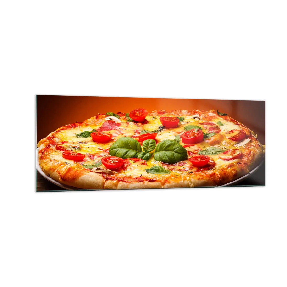 Billede på glas - Mamma mia! - 140x50 cm