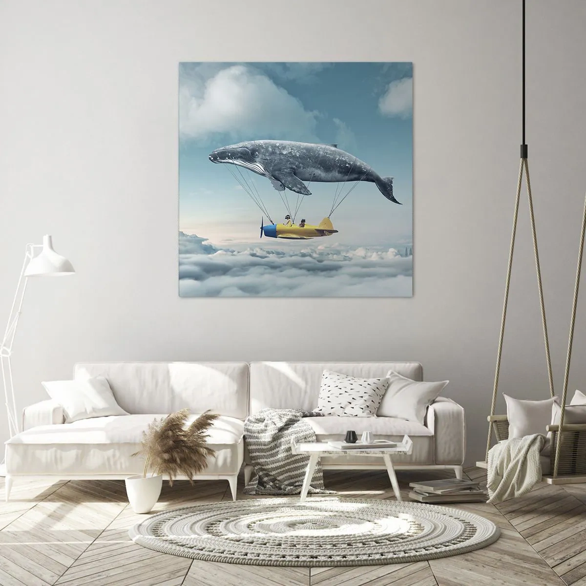 Lærredstryk - Billede på lærred - Hvorfor ikke? - 70x70 cm