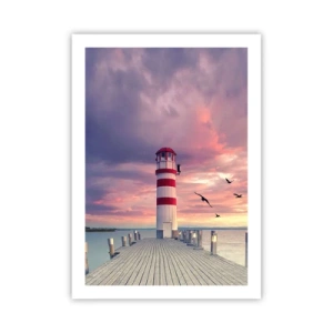 Plakat - Det er tid til havnen - 50x70 cm