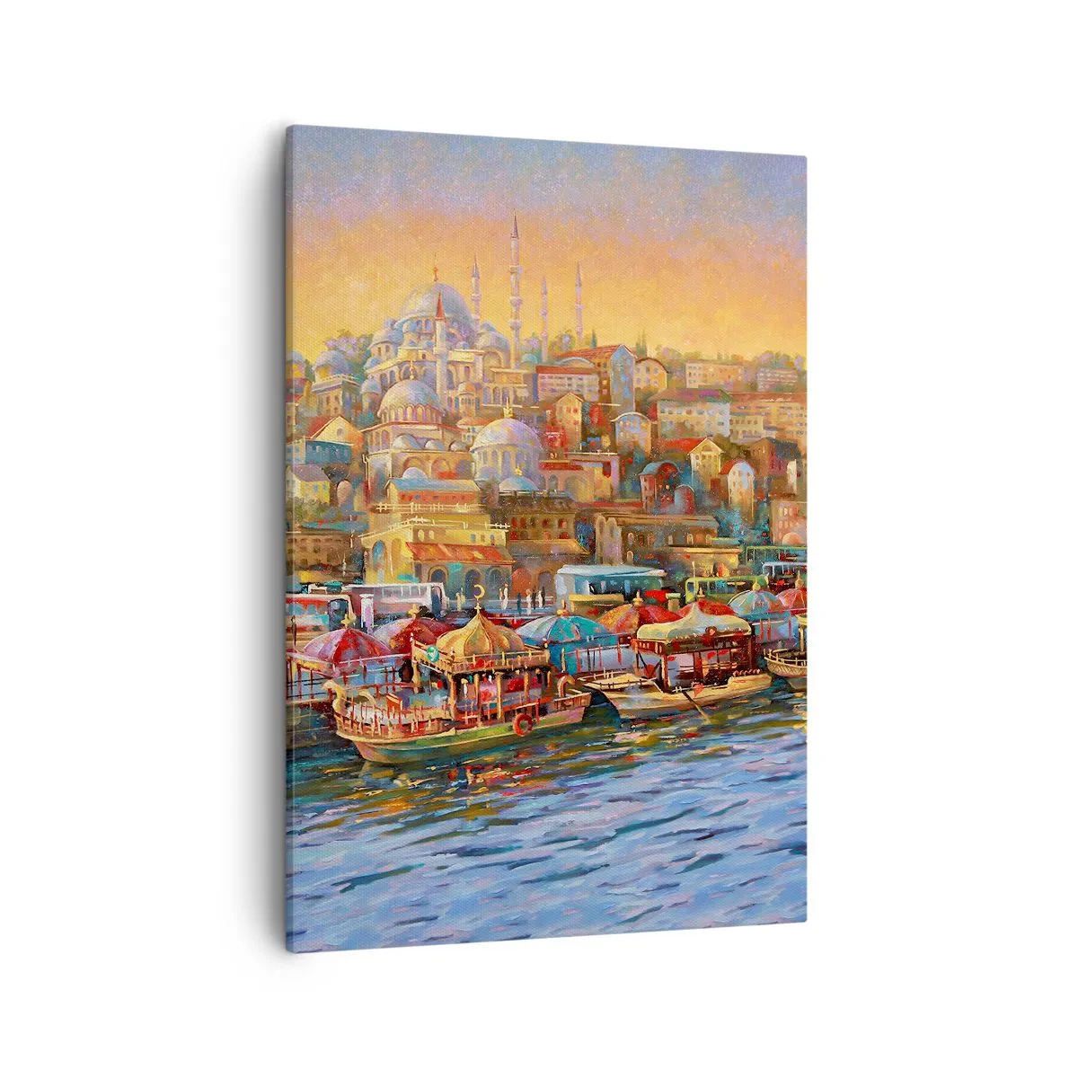 Lærredstryk - Billede på lærred - En historie fra Istanbul - 50x70 cm