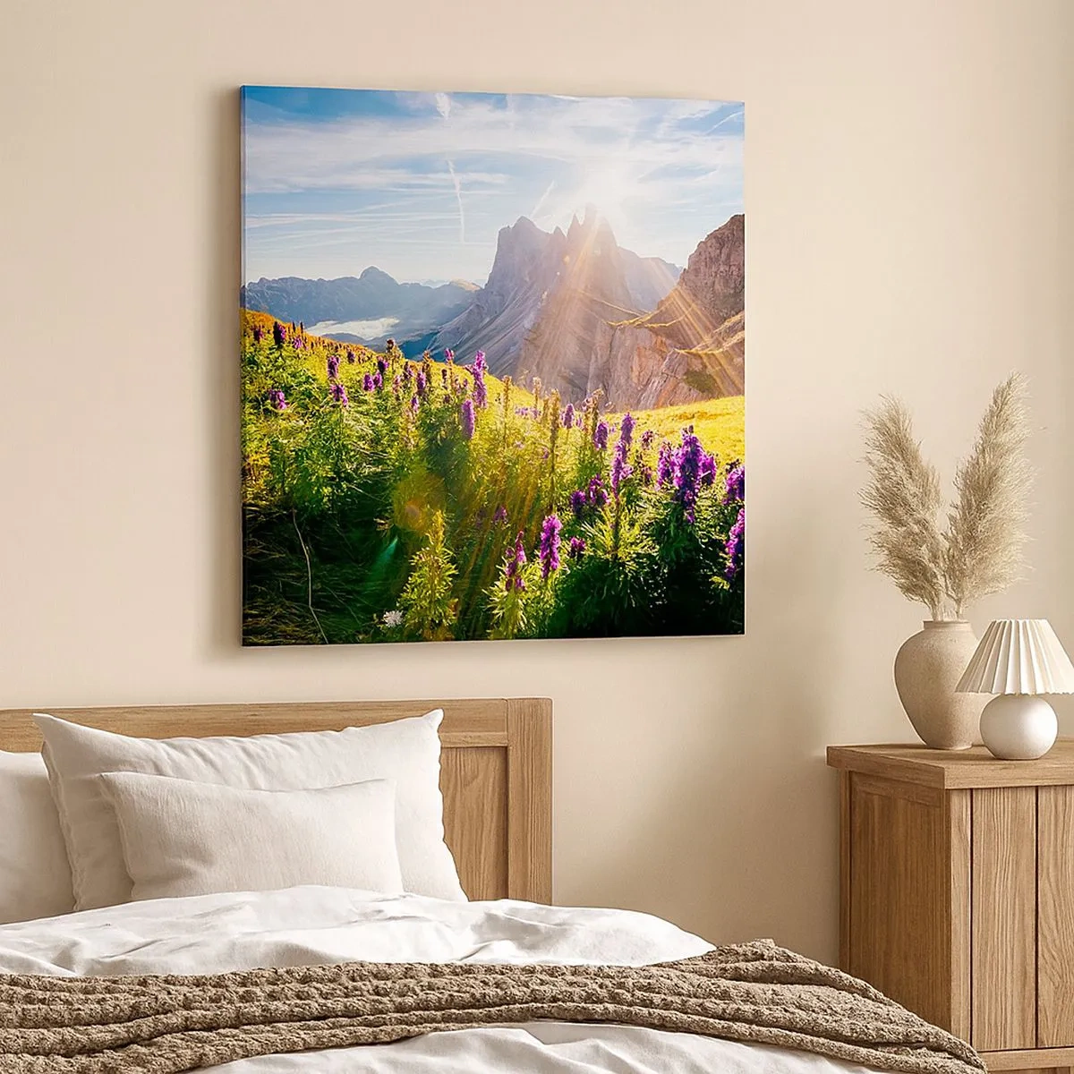 Lærredstryk - Billede på lærred - Urternes hemmelige liv - 30x30 cm