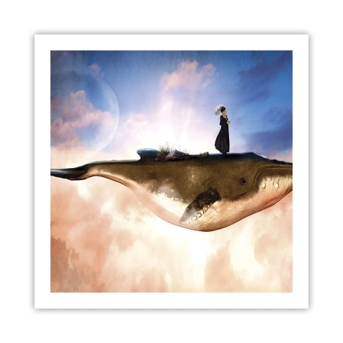 Plakat - En surrealistisk rejse - 60x60 cm