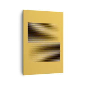 Lærredstryk - Billede på lærred - Modsætningernes kvadrat - 70x100 cm