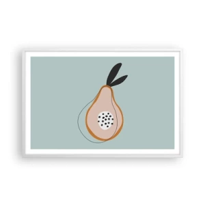 Plakat i hvid ramme - Trænge ind i tingenes natur - 91x61 cm