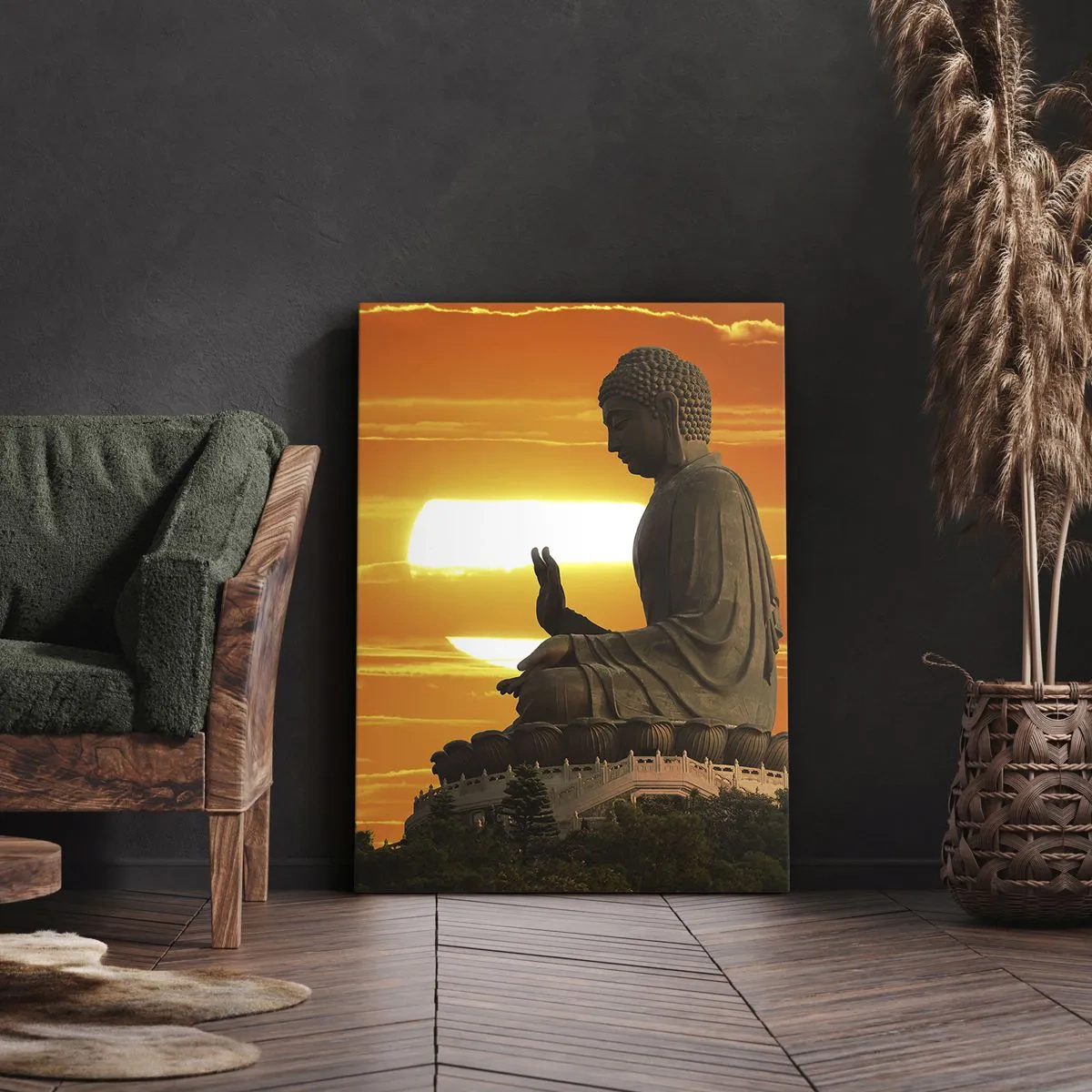 Lærredstryk - Billede på lærred - Uden frygt for verden - 50x70 cm