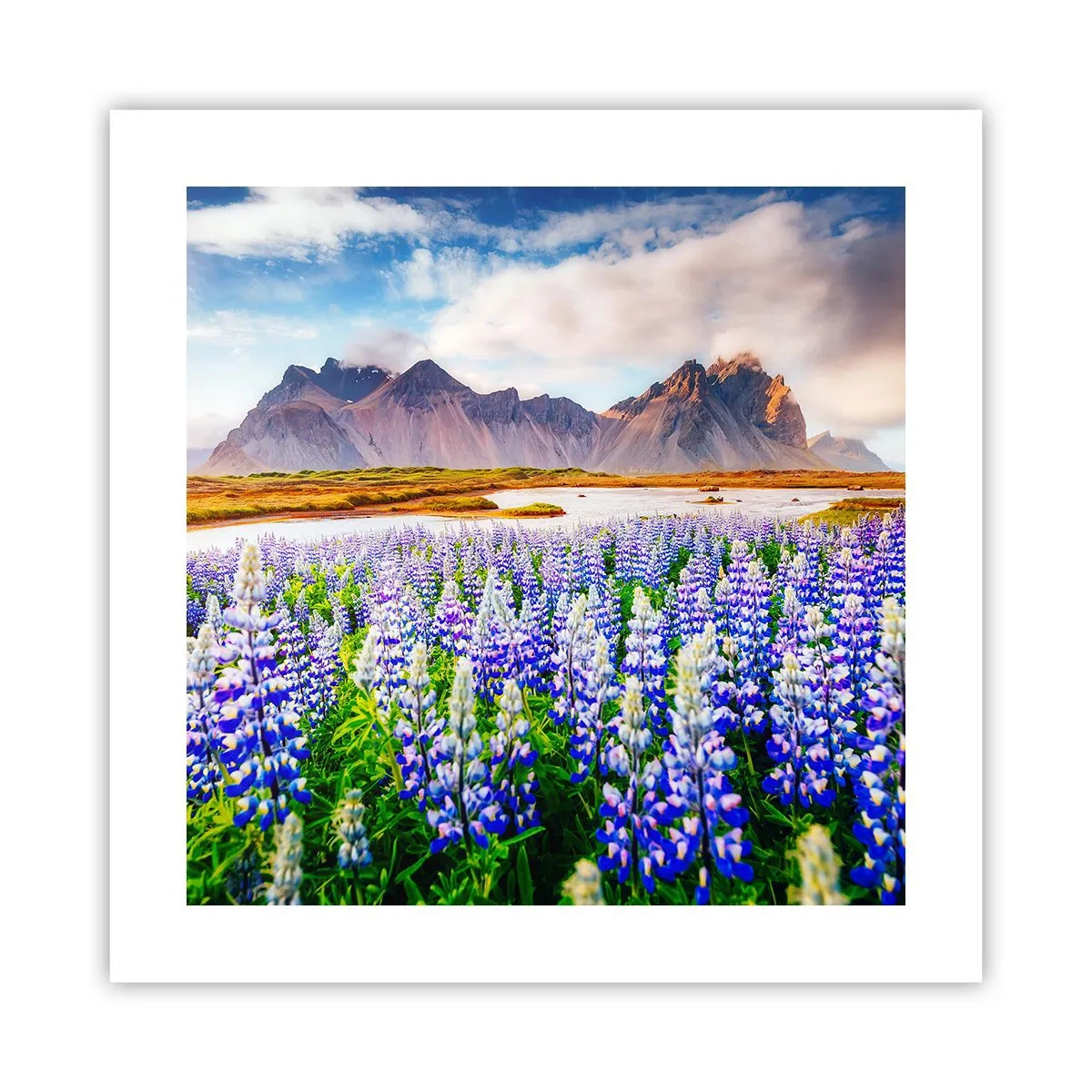 Plakat - Styrke og strenghed ved siden af blidhed - 40x40 cm