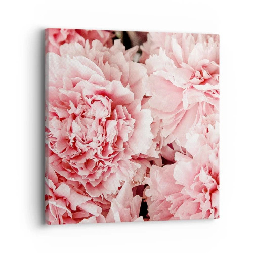 Lærredstryk - Billede på lærred - Lyserød drøm - 30x30 cm