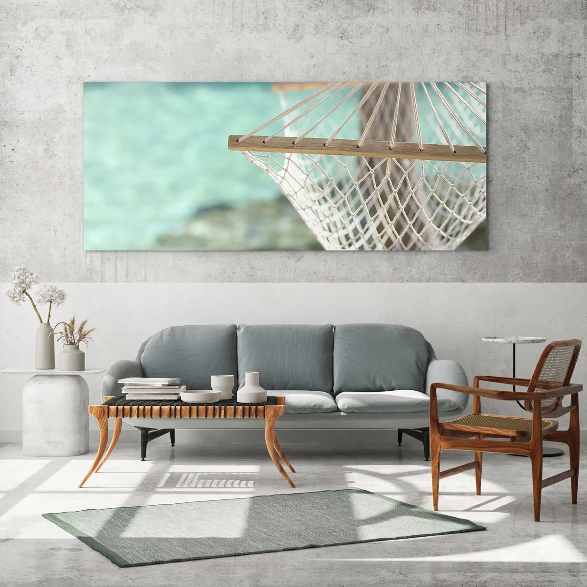 Billede på glas - Tid til afslapning - 90x30 cm