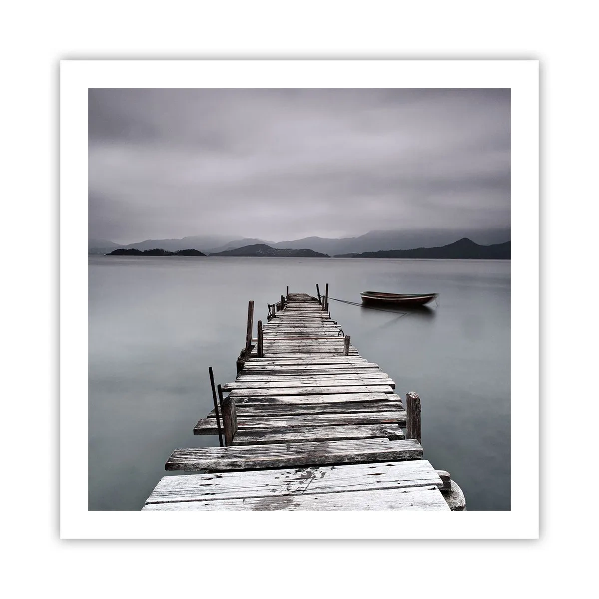 Plakat - Du kan tage af sted i morgen - 60x60 cm