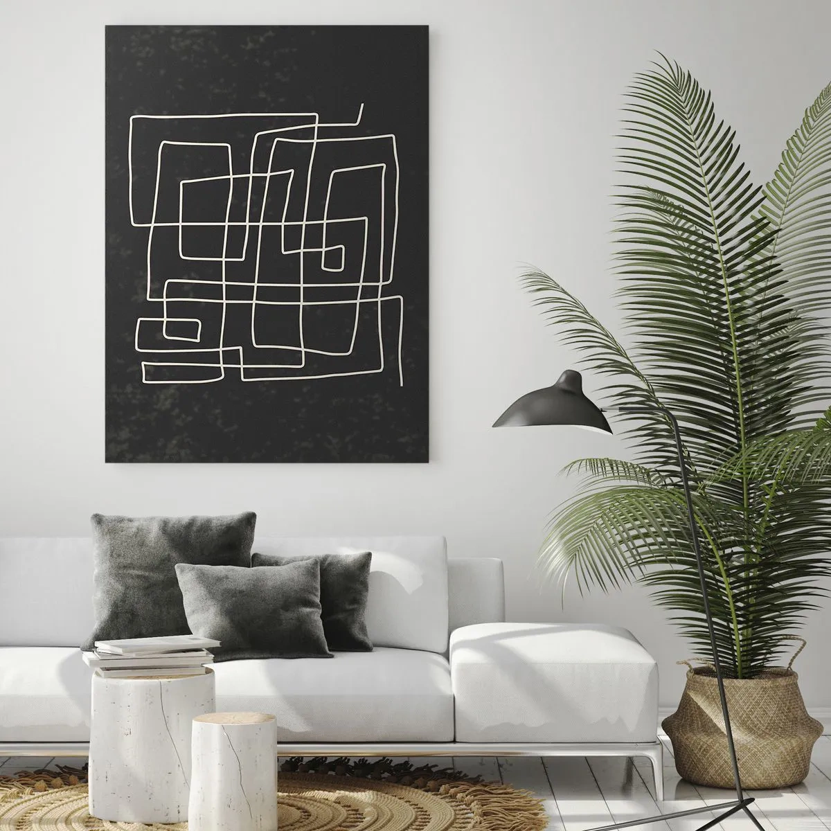 Billede på glas - Ikke helt så enkel - 50x70 cm