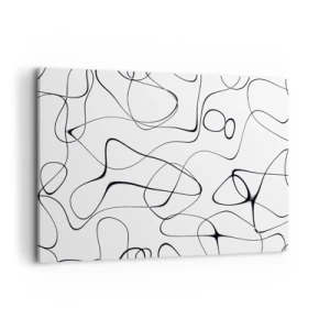 Lærredstryk - Billede på lærred - Livets veje, skæbnens omskiftelser - 100x70 cm