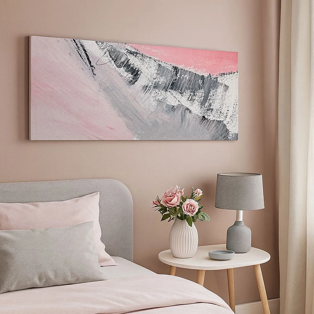 Lærredstryk - Billede på lærred - Matchende sammensætning - 100x40 cm