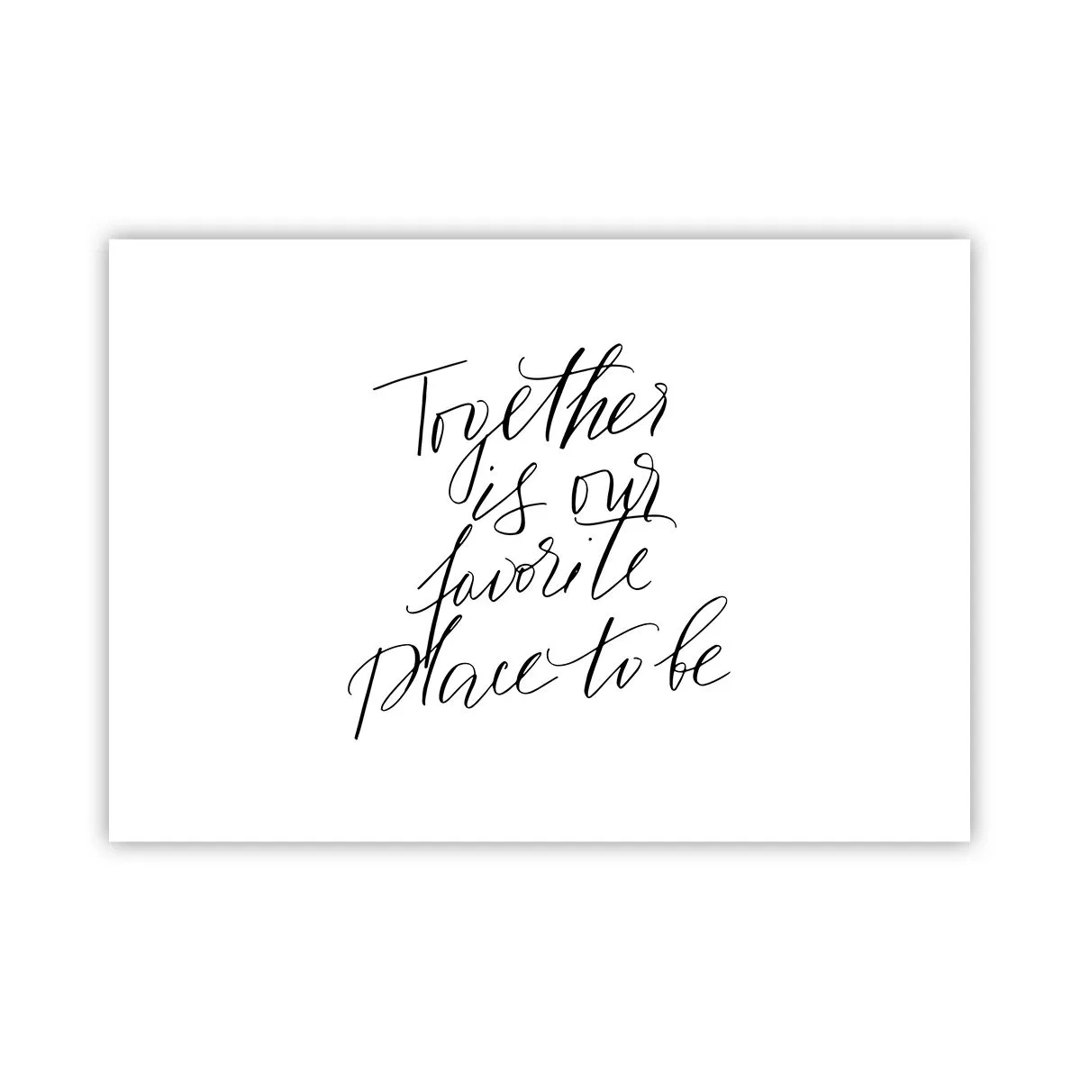 Plakat - Føler du det også? - 100x70 cm