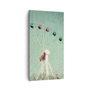 Lærredstryk - Billede på lærred - Vi inviterer dig til at lege - 55x100 cm