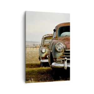 Lærredstryk - Billede på lærred - Et velfortjent hvil - 70x100 cm