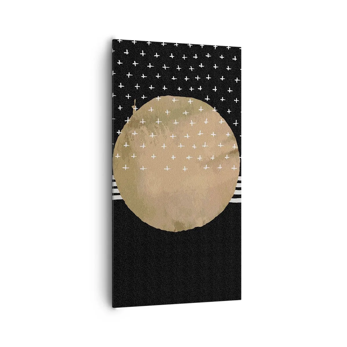 Lærredstryk - Billede på lærred - Komposition: galaksens flag - 65x120 cm