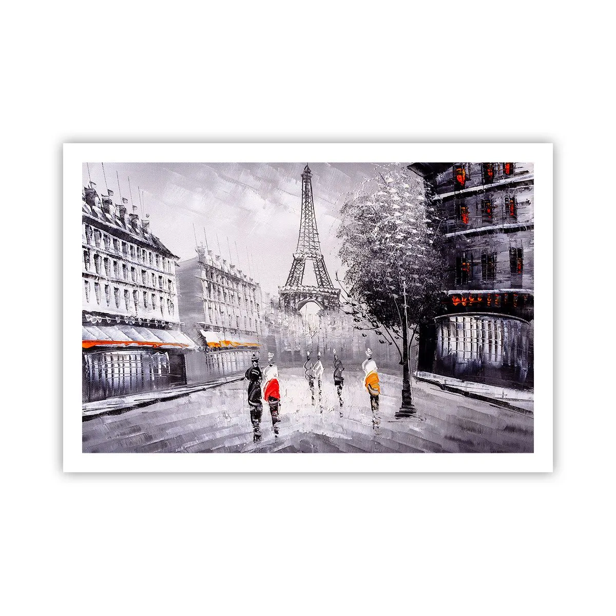 Plakat - En parisisk spadseretur - 91x61 cm