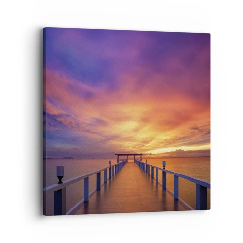 Lærredstryk - Billede på lærred - Uden ende - 30x30 cm