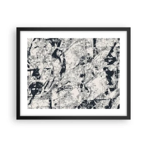 Plakat i sort ramme - Modsætningernes gennemtrængning - 50x40 cm
