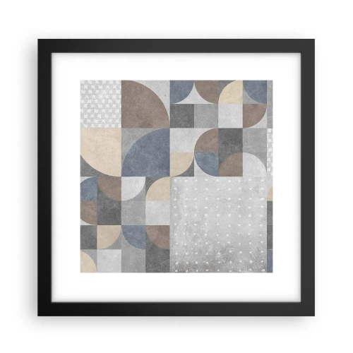 Plakat i sort ramme - Keramisk fantasi - 30x30 cm