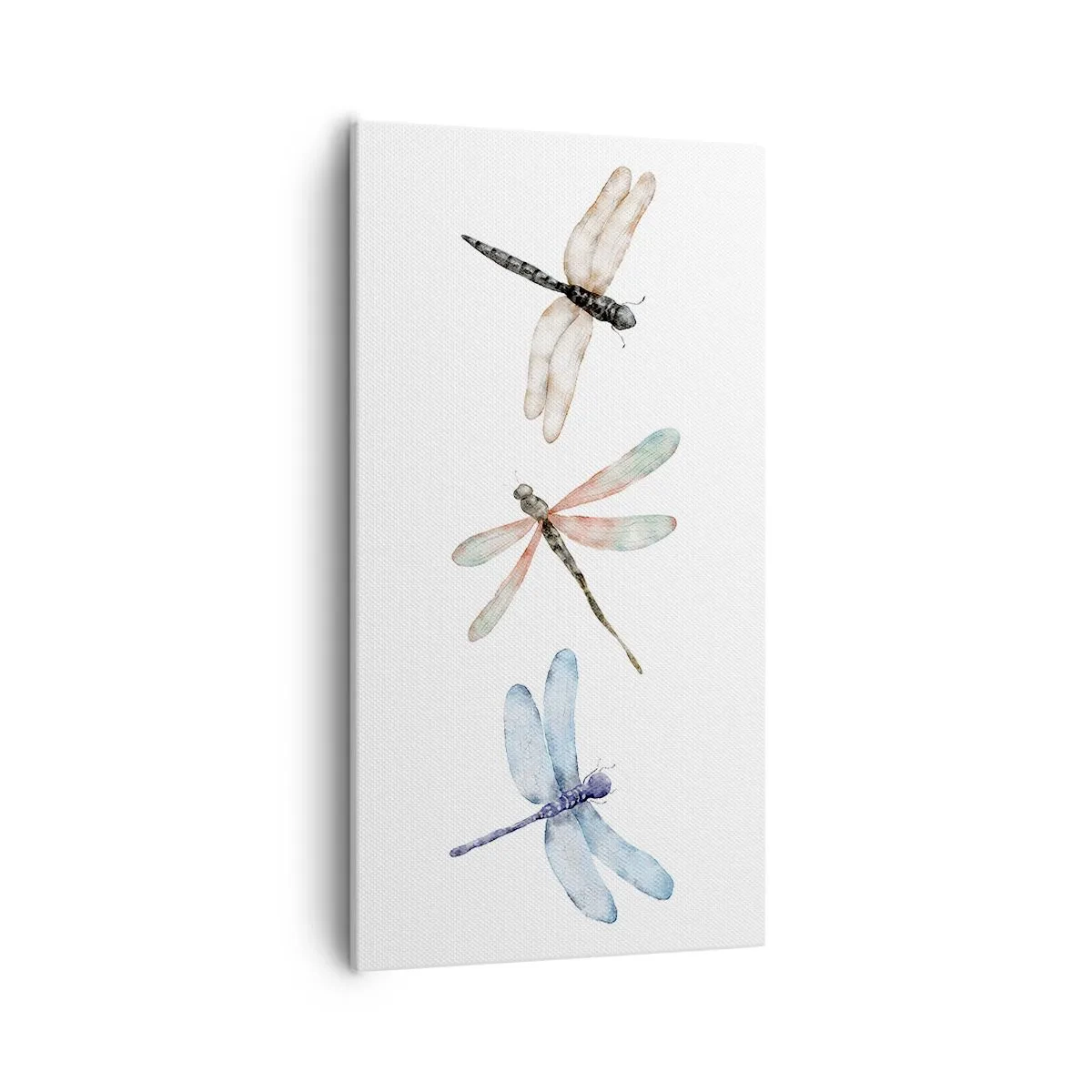 Lærredstryk - Billede på lærred - Vægtløse guldsmede - 55x100 cm