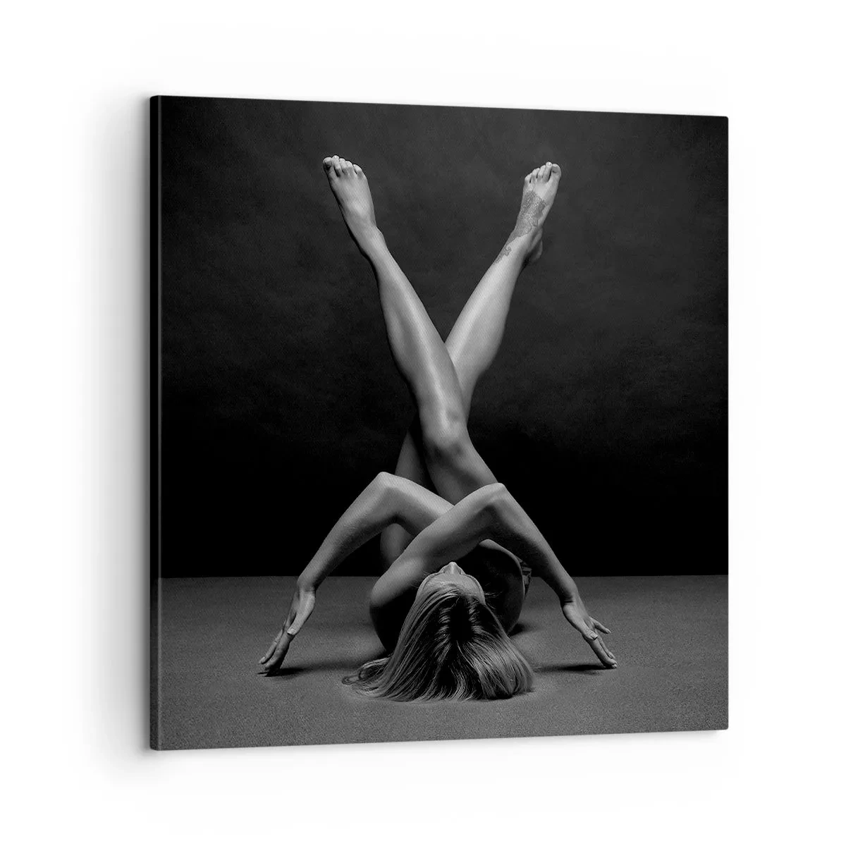 Lærredstryk - Billede på lærred - Nøgenhedens geometri - 60x60 cm