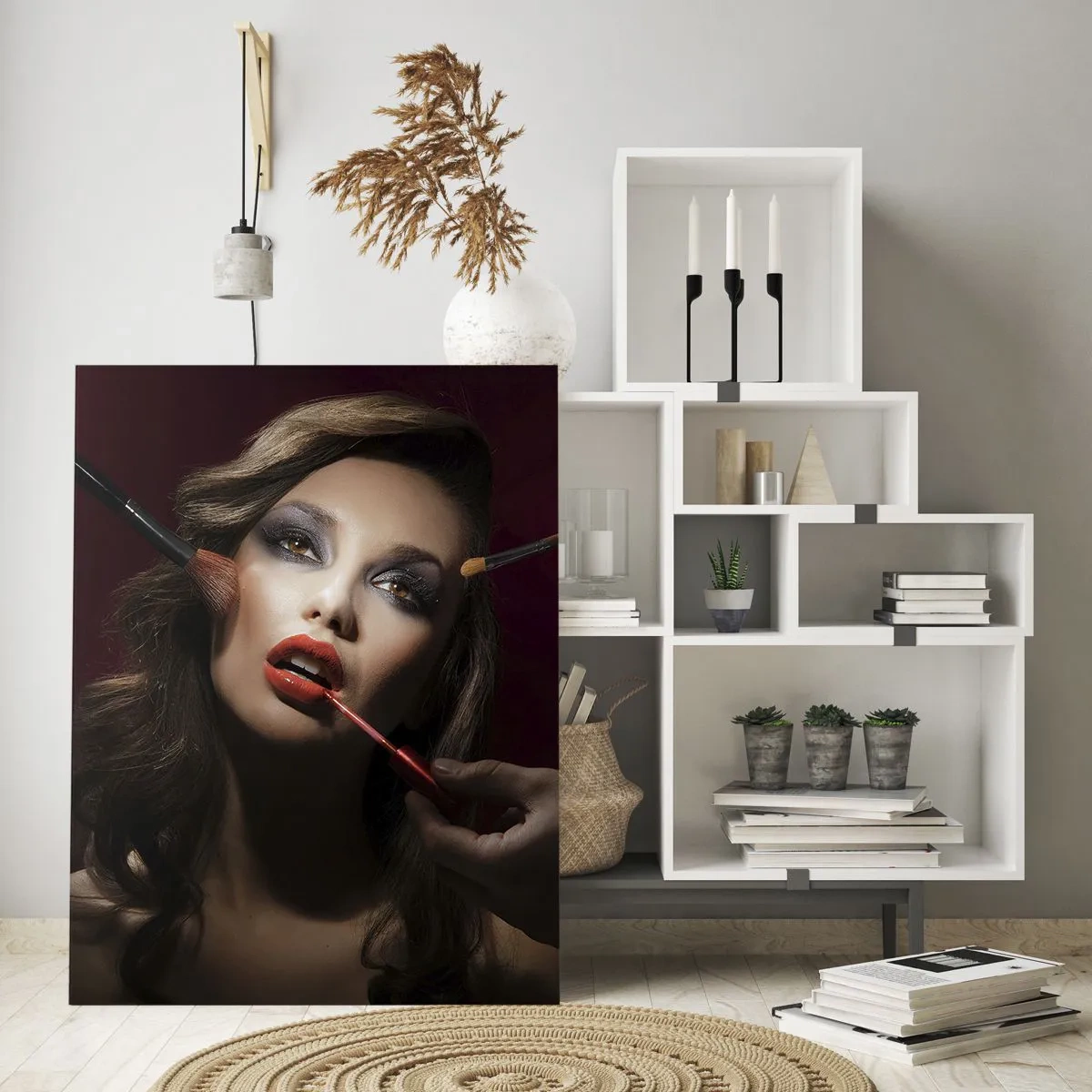 Billede på glas - Smukke drømmende - 80x120 cm