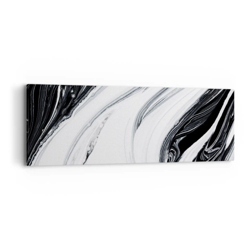 Lærredstryk - Billede på lærred - Kombination af modsætninger - 90x30 cm