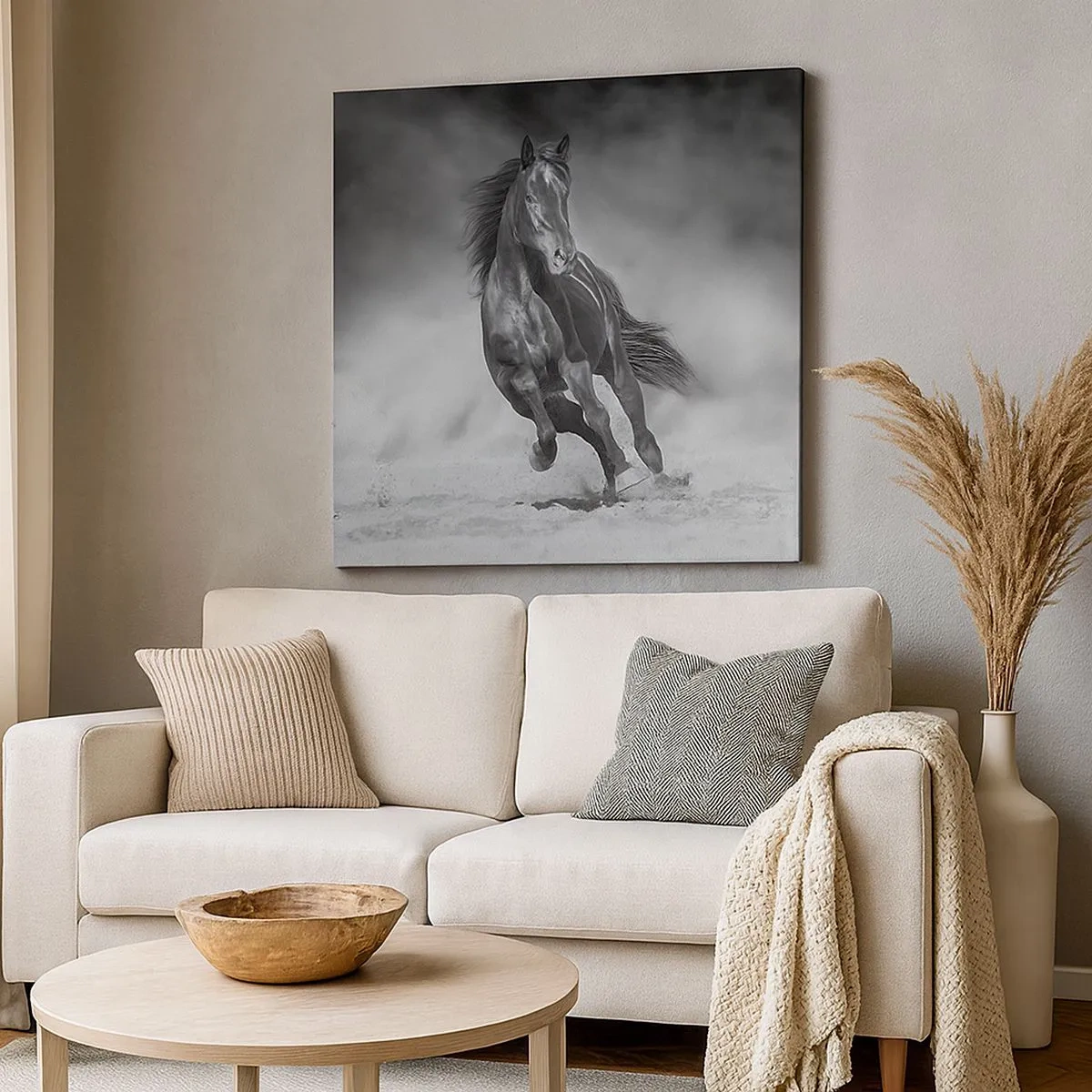 Lærredstryk - Billede på lærred - Værdig til emiren selv - 30x30 cm