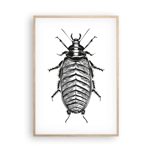 Plakat i ramme af lyst egetræ - Sikke et eksemplar! - 70x100 cm