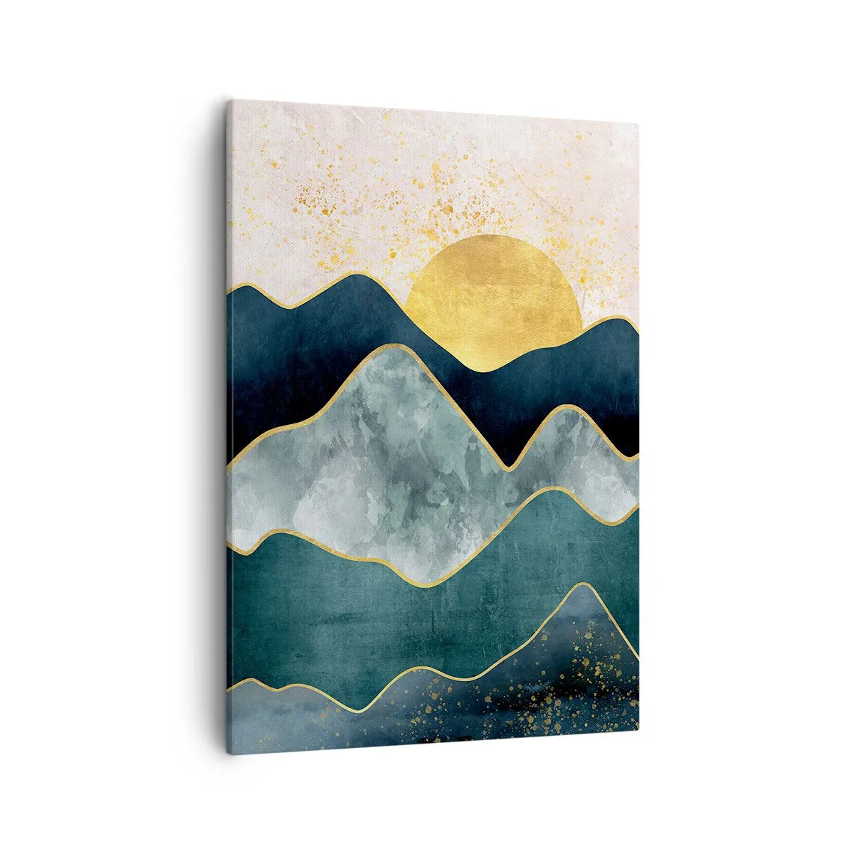 Lærredstryk - Billede på lærred - Bag de syv bjerge - 50x70 cm